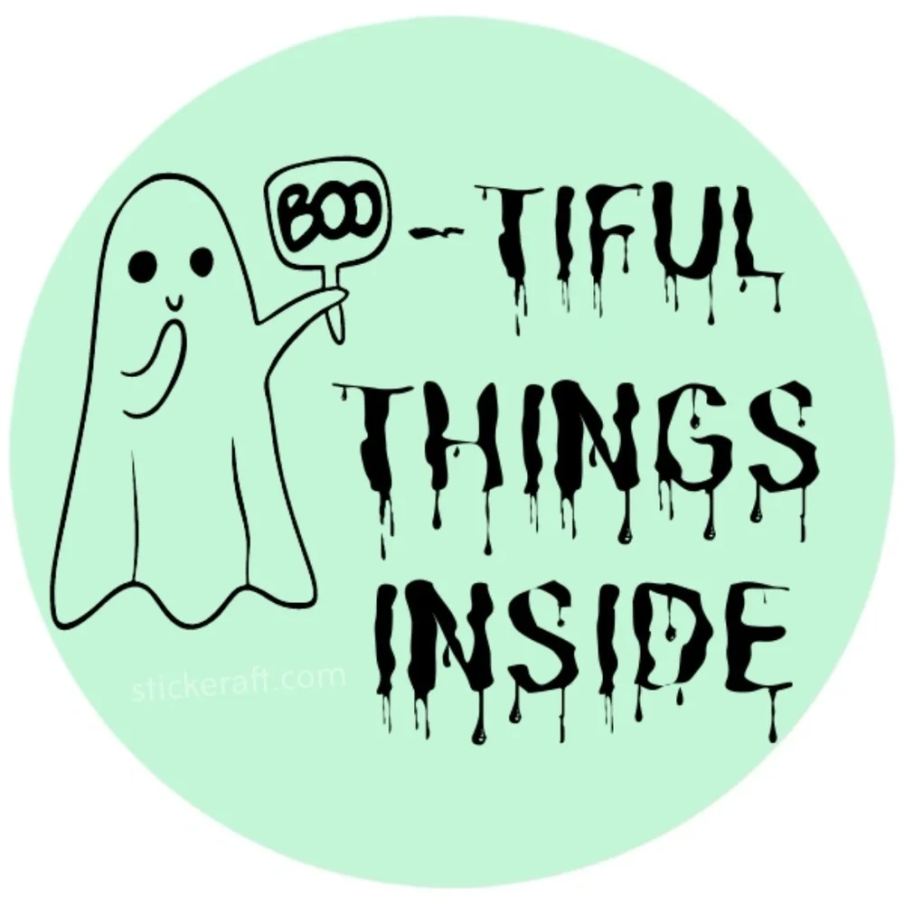 Bootiful Things Inside Stickers, Envelope Seals, Labels,13 colors to choose from